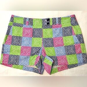 Vinyard Vines Women’s Shorts Size 8 Daybreak Patchwork 3” inseam EUC